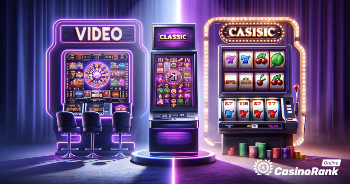 Machines à sous vidéo ou machines à sous de casino en ligne classiques : laquelle est la meilleure ?